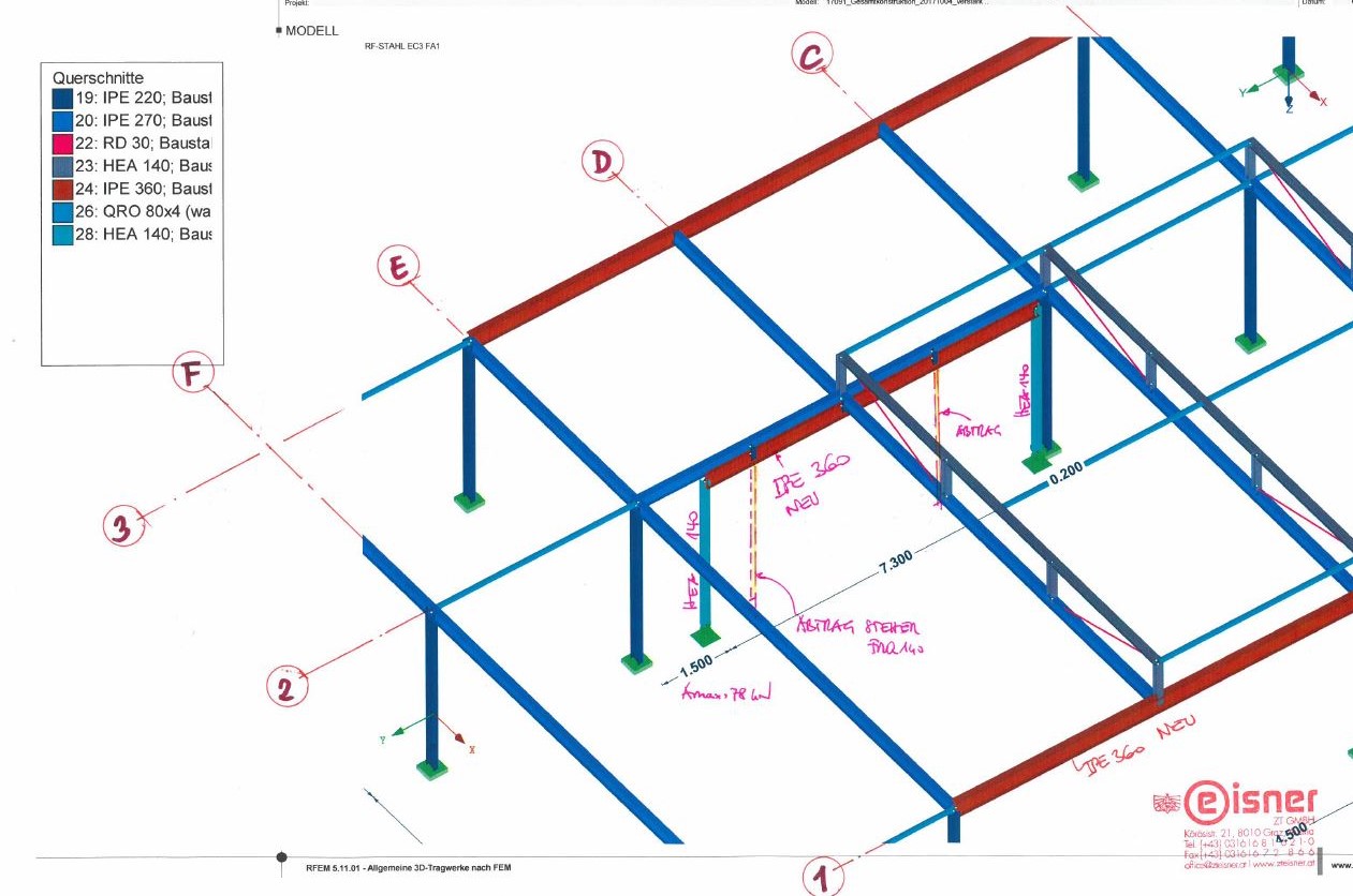 Statisches System Statik & Konstruktion - Eisner Ziviltechnik GmbH