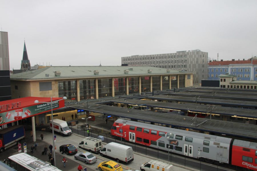 Foto der Eröffnung der Bahnhofcity Wien West