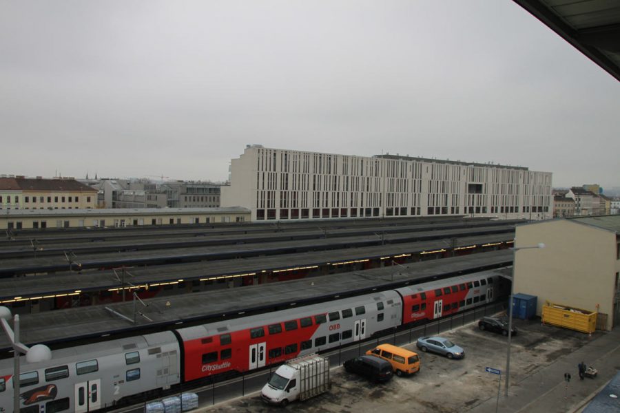 Foto der Bahnhofcity Wien West