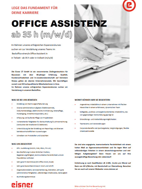 Office Assistenz (m/w/d)