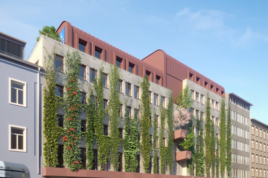 UNIQA LD Steiermark - Fassadenbegrünung und PV-Anlage 1